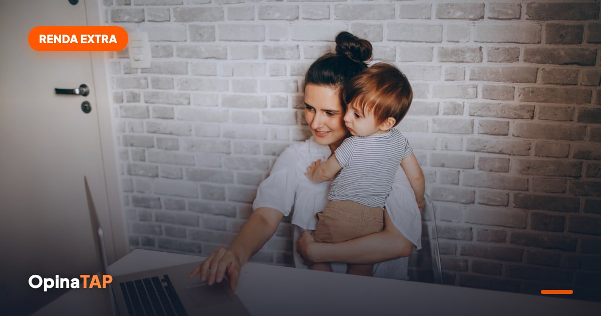 Renda extra para mães: como ganhar um dinheiro em casa